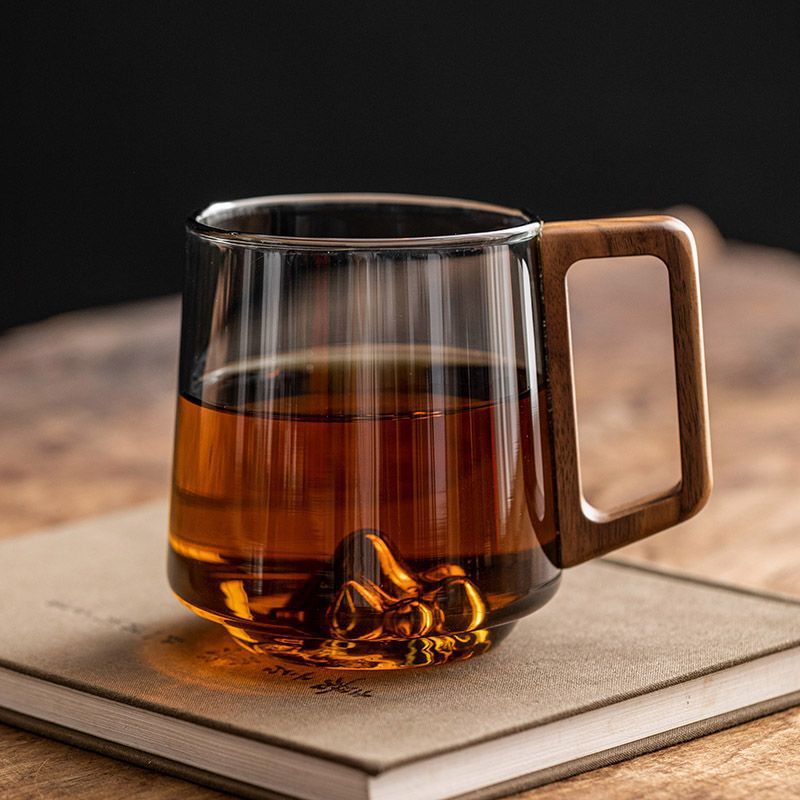 側木柄玻璃飲品杯 圖片 3